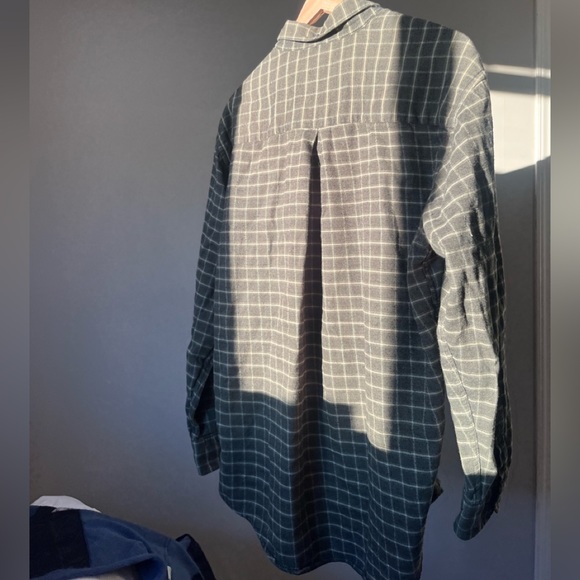 Green plaid flannel - Picture 3 of 3
